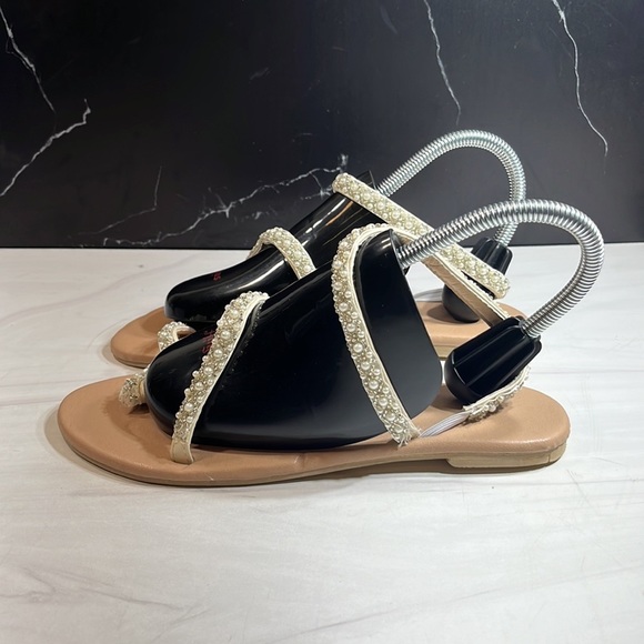 Unbranded Women’s Sandal White sz 8 - Picture 2 of 7